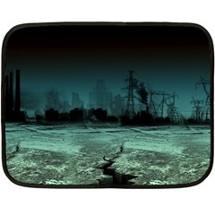 Industry Setting World Urban Double Sided Fleece Blanket (mini)  by Sudhe