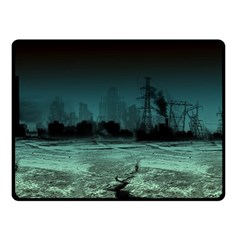 Industry Setting World Urban Fleece Blanket (small) by Sudhe