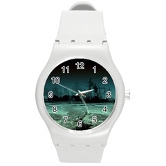 Industry Setting World Urban Round Plastic Sport Watch (m) by Sudhe