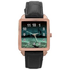 Industry Setting World Urban Rose Gold Leather Watch  by Sudhe