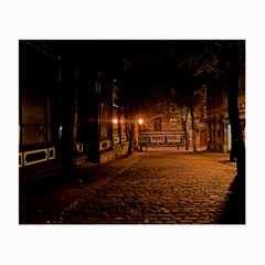 City Night Dark Architecture Lamps Small Glasses Cloth (2 Sides) by Sudhe