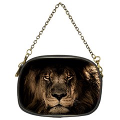 African Lion Wildcat Mane Closeup Chain Purse (one Side) by Sudhe