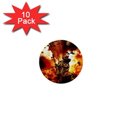 War Venue War Apocalypse 1  Mini Buttons (10 Pack)  by Sudhe