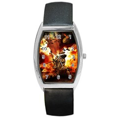 War Venue War Apocalypse Barrel Style Metal Watch by Sudhe