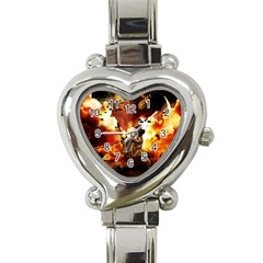 War Venue War Apocalypse Heart Italian Charm Watch by Sudhe