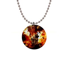 War Venue War Apocalypse 1  Button Necklace by Sudhe