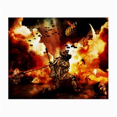 War Venue War Apocalypse Small Glasses Cloth (2 Sides) by Sudhe