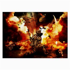 War Venue War Apocalypse Large Glasses Cloth (2 Sides) by Sudhe