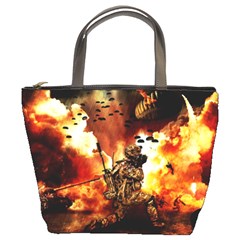 War Venue War Apocalypse Bucket Bag by Sudhe