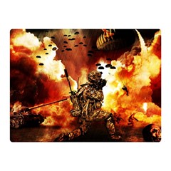 War Venue War Apocalypse Double Sided Flano Blanket (mini)  by Sudhe