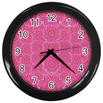 Bloom On In  The Soft Sunshine Decorative Wall Clock (Black) Front