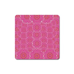 Bloom On In  The Soft Sunshine Decorative Square Magnet