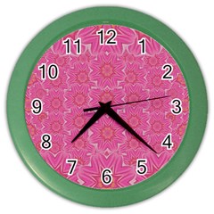 Bloom On In  The Soft Sunshine Decorative Color Wall Clock