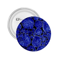 Neon Abstract Cobalt Blue Wood 2 25  Buttons by Bajindul