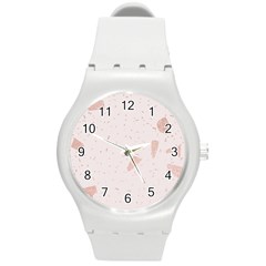 Blank Color Round Plastic Sport Watch (m)