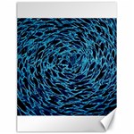 Neon Abstract Surface Texture Blue Canvas 18  x 24  17.8 x23.08  Canvas - 1