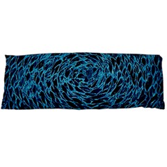 Neon Abstract Surface Texture Blue Body Pillow Case (dakimakura)