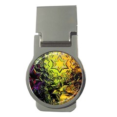 Background Star Abstract Colorful Money Clips (round)  by HermanTelo