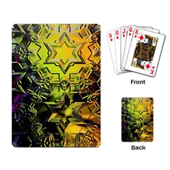 Background Star Abstract Colorful Playing Cards Single Design (rectangle)