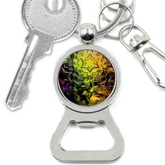 Background Star Abstract Colorful Bottle Opener Key Chain