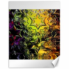 Background Star Abstract Colorful Canvas 12  X 16  by HermanTelo