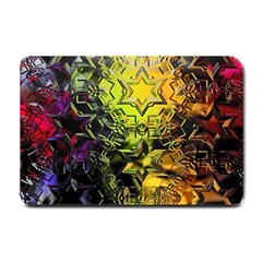 Background Star Abstract Colorful Small Doormat 