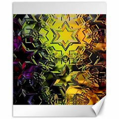 Background Star Abstract Colorful Canvas 11  X 14 