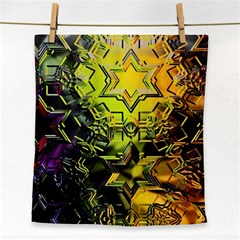 Background Star Abstract Colorful Face Towel