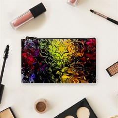 Background Star Abstract Colorful Cosmetic Bag (small)