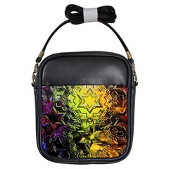 Background Star Abstract Colorful Girls Sling Bag