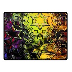 Background Star Abstract Colorful Fleece Blanket (small)