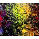 Background Star Abstract Colorful Deluxe Canvas 14  x 11  (Stretched) 14  x 11  x 1.5  Stretched Canvas