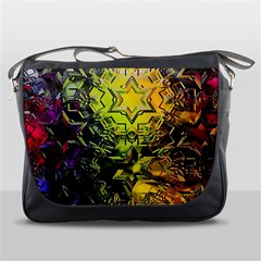 Background Star Abstract Colorful Messenger Bag