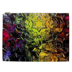 Background Star Abstract Colorful Cosmetic Bag (xxl) by HermanTelo