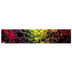 Background Star Abstract Colorful Small Flano Scarf by HermanTelo