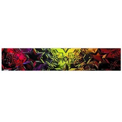 Background Star Abstract Colorful Large Flano Scarf  by HermanTelo