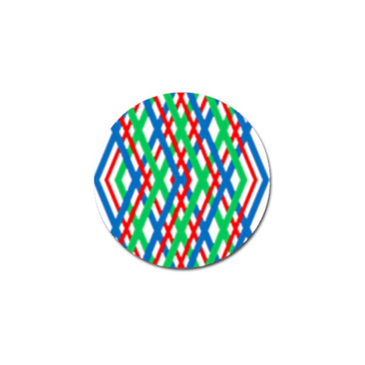 Geometric Line Rainbow Golf Ball Marker (4 pack)