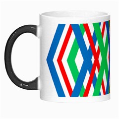 Geometric Line Rainbow Morph Mugs