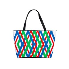 Geometric Line Rainbow Classic Shoulder Handbag by HermanTelo