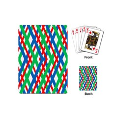 Geometric Line Rainbow Playing Cards Single Design (mini)