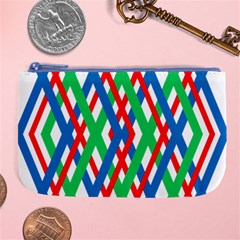 Geometric Line Rainbow Large Coin Purse