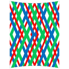 Geometric Line Rainbow Back Support Cushion by HermanTelo