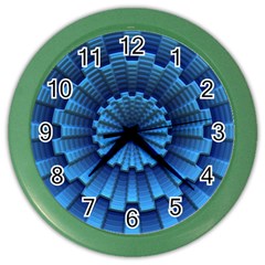 Mandala Background Texture Color Wall Clock