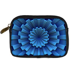 Mandala Background Texture Digital Camera Leather Case