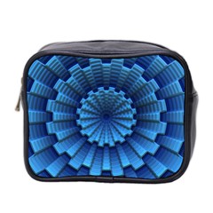 Mandala Background Texture Mini Toiletries Bag (two Sides) by HermanTelo