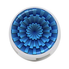 Mandala Background Texture 4-port Usb Hub (two Sides)