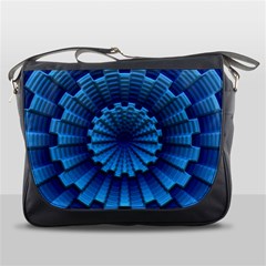 Mandala Background Texture Messenger Bag by HermanTelo