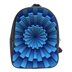 Mandala Background Texture School Bag (xl)