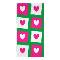 Pink Love Valentine Shower Curtain 36  X 72  (stall)  by Mariart