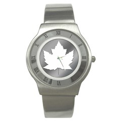 Canada Souvenir Watches Stainless Steel Watch (slim) by CanadaSouvenirs